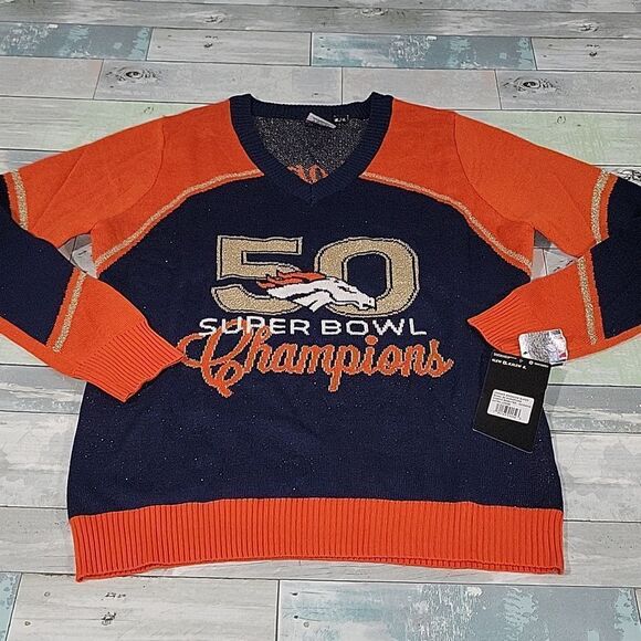 Denver Broncos NFL Sweater NWT sz X-Large - Picture 1 of 4